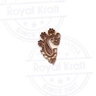 Retro Wooden Block Brass Paisley Designs Clay Printing Stamp Bsctag005