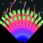 42 Pcs Glow Sticks Bulk- Led Foam Sticks In The Dark With 3 Modes Flashing Le   