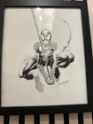 Mark Bagley Signed Marvel Comics Spiderman Original Art Sketch   Spider-man