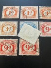 Papua New Guinea 1960  Due  9 Stamp Used  Cv 6 60  9-19