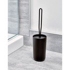 Toilet Bowl Brush And Holder Set - Matte Black