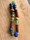 Mixed Strand Of Antique African Trade Beads And Glass Beads