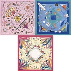 Japanese Furoshiki Wrapping Cloth 75cm Misato Asayama Jubako Bento 3 Designs