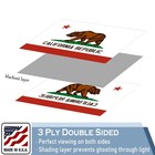 Keyca California Republic State Flag 5x8 Ft Made In Usa Double Sided 2 Brass