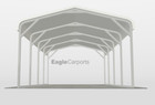 12 X 21 Carport Cover- Reg  Style Tx-va Free Delivery  prices Vary other States 