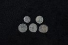 5 Authentic Ancient Central Asian Islamic   Indo Kushan Silver Collectible Coins