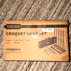Sport Beats 6 Players  Croquet Game  Vintage Set Kyard Outdoor 32 Inch Complete
