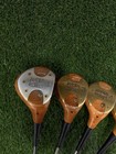 Macgregor R75w Super Eye O Matic Tourney Persimmon Wood Set 1 3 4 5 Right Handed