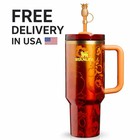 New Stanley 1913 X Karol G 40 Oz Quencher H2 o Flowstate Tumbler Usa Ship   