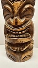 Vintage Hand Carved Wooden Tiki Figurine 10 5  Tall