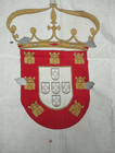 Authentic Kingdom Of Portugal Flag Late 19h Century