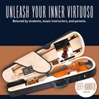 Violin 4 4 Full Size Left Handed Solidwood Ebony Case Bow Tuner Cecilio Fiddle