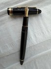 Sailor Profit Fountain Pen 14k 585 Gold Medium Nib Black Gold Trim Japan