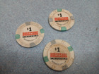 Lot Of 11 Various New Mexico Louisiana Las Vegas Casino Chips And Tokens