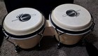 Eastar Ebo-1 Bongo Drums 6 And 7 Inch Natural Finish Case Wrench Gorgeous Cond 