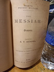 Antique Victorian Handel s Messiah Vocal Score Sheet Music Hart s Pocket Edition