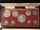 1971 Bahamas 9 Coin Sterling Silver Proof Set Franklin Mint W  Coa