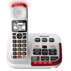 Panasonic Kx-tgm420w Amplified Cordless Phone Answering Machine Dect 6 0 40db
