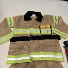Fire Dept  Firefighter Dress Up Costume Uniform Kids 3t One Owner 3 Total Pcs 