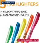 Brite Liner Highlighters  Chisel Tip  5-count Pack Of Highlighters Assorted Colo