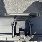 Large Black Hard Wheeled Carrying Case With Foam Inserts For Trade Show Travel