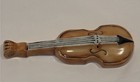 Limoges France  Porcelain Violin In Violin Case Trinket Box