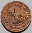 Peoria  Illinois Civil War Token - Yankee Robinson  Traveling Circus