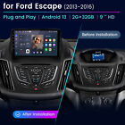 For Ford Escape 2013-2019 Android 13 Wireless Carplay Car Radio Stereo Gps Navi 