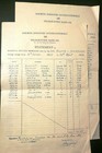 Rare Statement Of Telegraph Messages   Charges During Steam Ship Voyage  1935-36