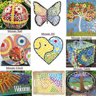 Irregular Glass Mosaic Tiles For Crafts Bulk 200g Broken Mosaic Glass Pieces For