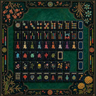 Midnight Blue American Mahjong Set  160 Three-layer Mahjong Tiles  Vintage Asian