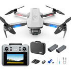 New Rc Drones With Screen 5g 4k Gps Drone X Pro Hd Dual Camera Wifi Fpv Foldable