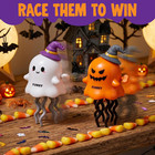 2 Pcs Halloween Wind Up Pumpkin Spook Walking Toys Party Favor Classroom