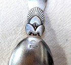 Post 1945 Georg Jensen Denmark Sterling Silver Cactus Sugar Shovel Scoop Spoon
