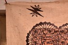 Large Vintage Tapa Bark Cloth Panel  Tonga  Polynesian  89  X 81 