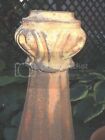Antique Architectural Primitive Garden Urn Finial Cast Iron Doorstop Post Column