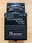 Boss Tu-3w Chromatic Tuner Waza Craft Guitar Pedal