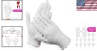 12 Pairs Xl  White Cotton Inspection Gloves     Soft Jewelry Coin Work Gloves