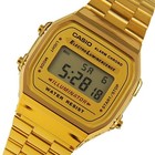 New Men s Gold Tone Stainless Steel Digital Watch A168wg -usa