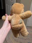 Vintage Applause 1988 Teddy Bear 12  Tan Plush Stuffed Wallace Berrie Korea