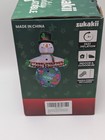 Gemmy Self Inflatable Snowman With Candy Cane 7 Ft Tall Air Blown Winter
