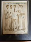  original  Autographed Billy Ward And His Dominoes Photo 1953 W jackie Wilson 