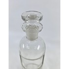 Whitall Tatum Co Apothecary Bottle Recessed Label 1900s Glass Stopper Clear 7in