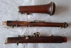 Antique Hug Freres Zurich Swiss Oboe Rosewood Circa 1900