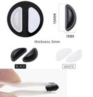 12 Pc Soft Nose Pad Stick On Silicon Anti Slip Eyeglasses Sunglasses Glass White