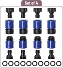 Garden Hose Quick Connect 3 4  Water Hose Fit Plastic Male Female Connector 4set