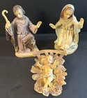 18pc Nativity Scene Figures Christmas Angels Joseph Mary Jesus Manger Animals