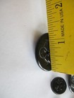 Lot Of 10   U S Navy Pea Coat Buttons Anchor Black Plastic Military Vintage   A5