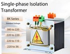 Single-phase Isolation Transformer 380v To 220v then To 110v 80v 60v 48v 36v 24v