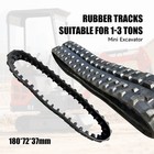 Rubber Track 180x72x37mm New For 1 Ton Mini Excavator us Local Warehouse